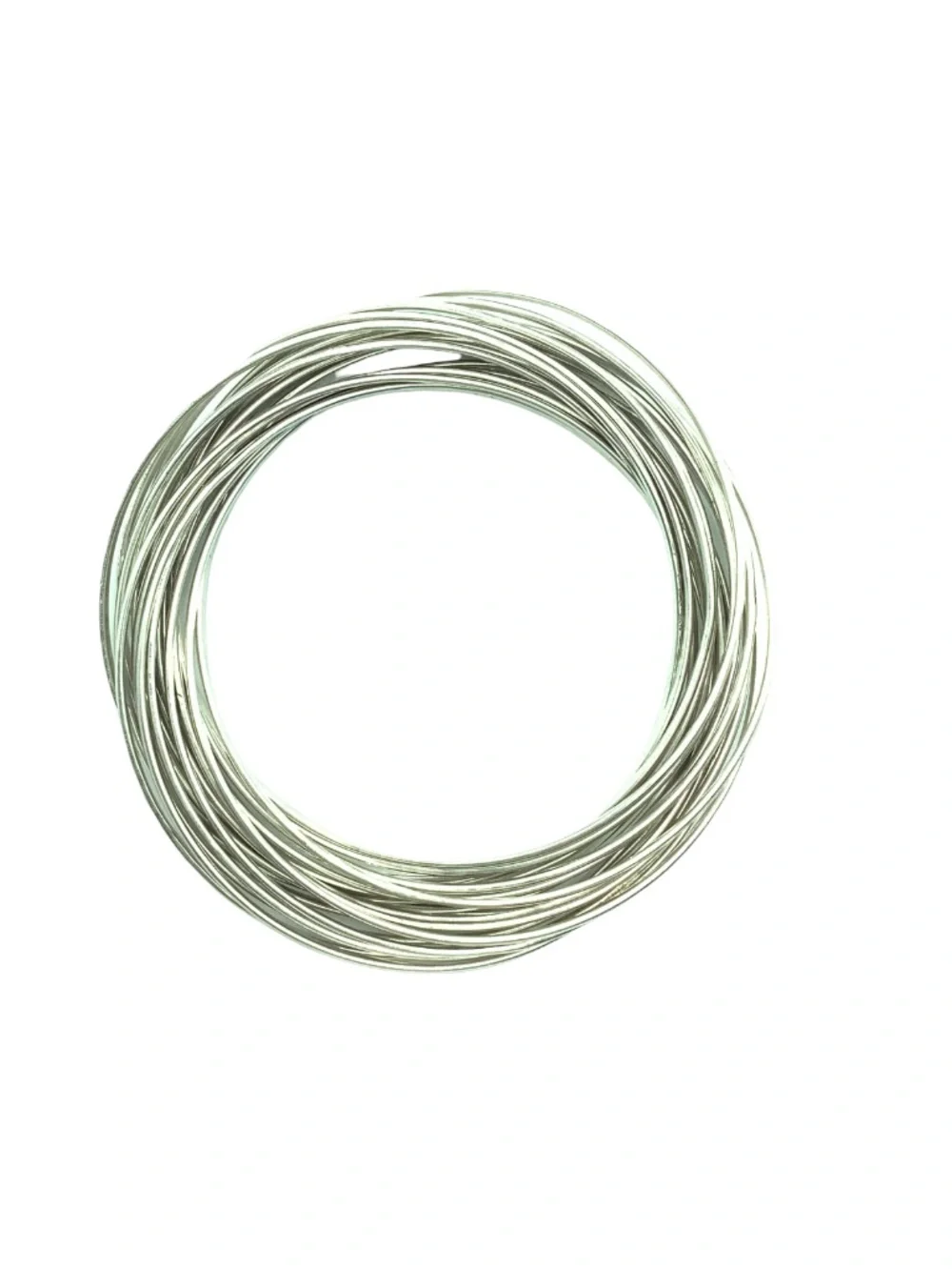 Silpada Silver Bangle Bracelet size 8